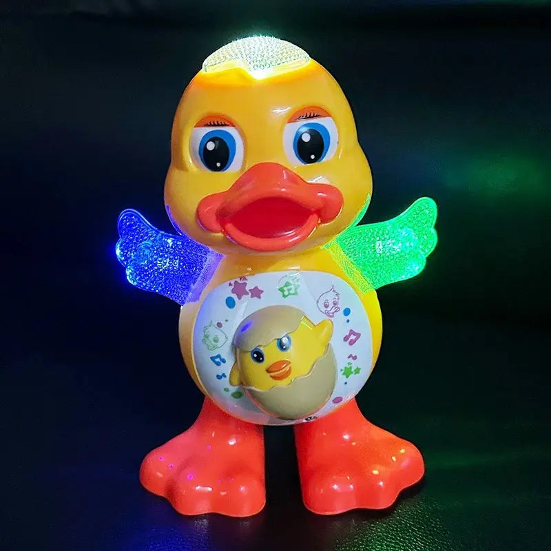 🦆🎶 Pato Dançante Interativo – Luzes, Música e Diversão Sem Fim!