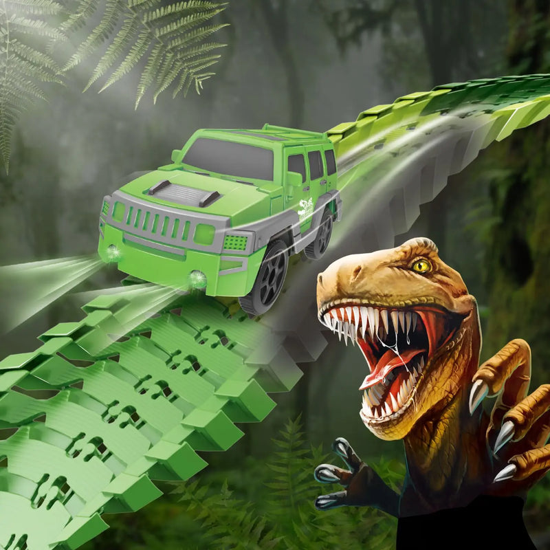🦖 Pista Carrinhos Dino - 217 peças