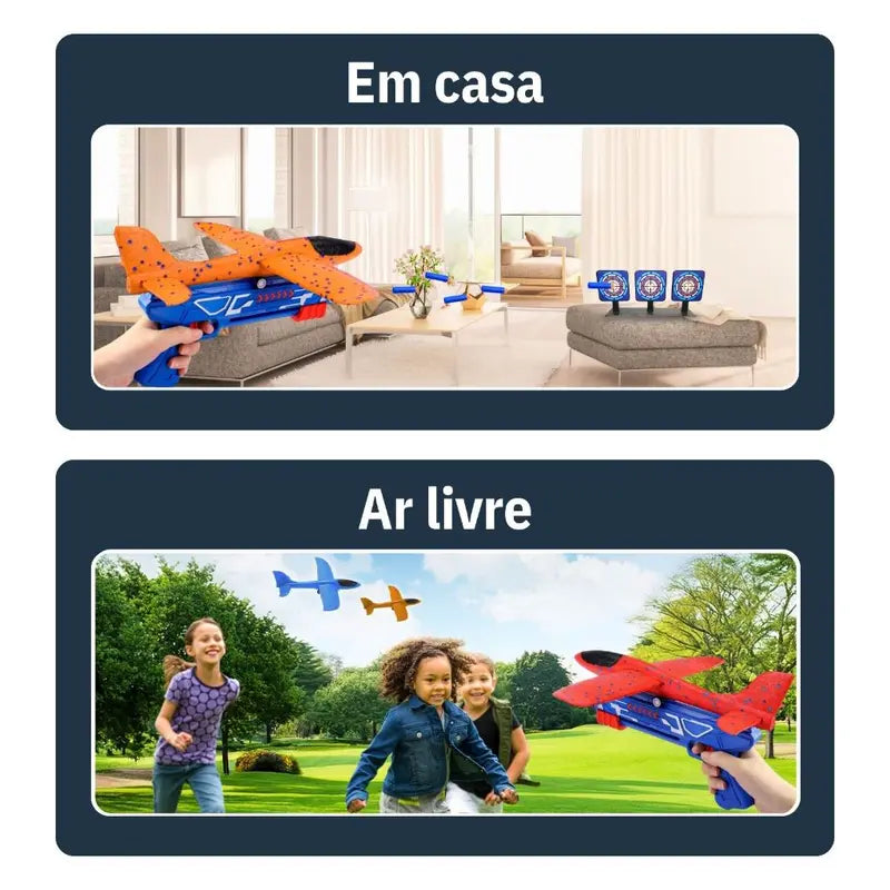 ✈️🎯 Lançador de Avião Catapulta