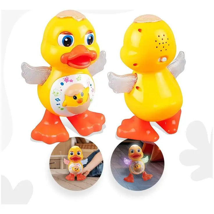 🦆🎶 Pato Dançante Interativo – Luzes, Música e Diversão Sem Fim!