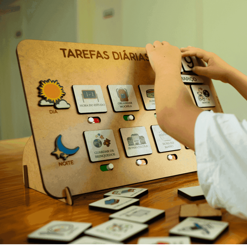 Quadro Tarefas Diárias + Bônus