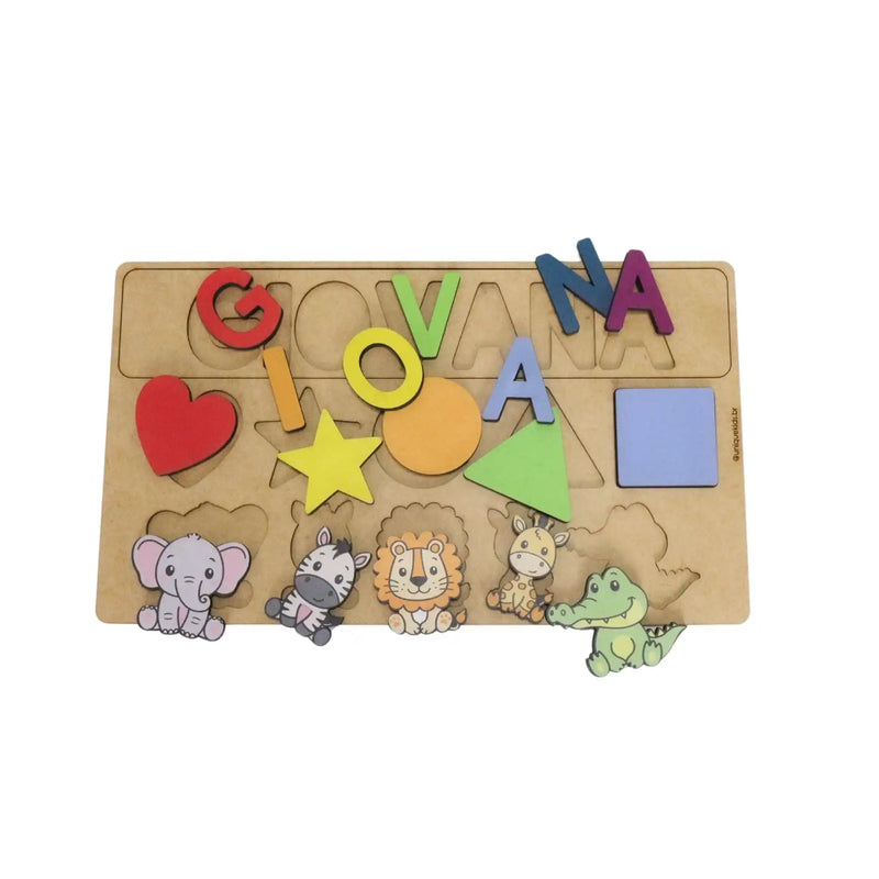 Nome Com Formas E Animais