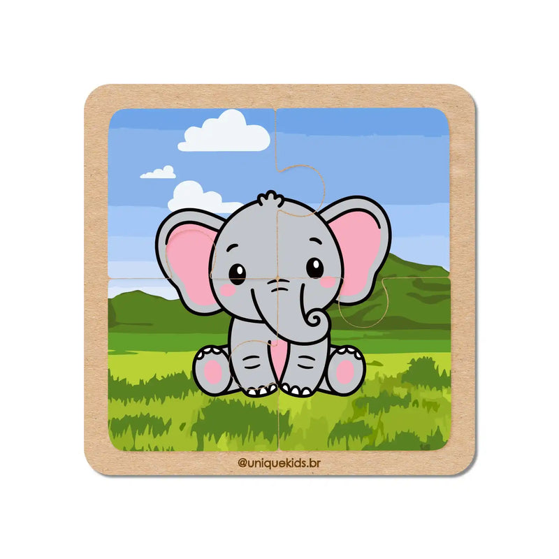 Elefante - 4 Peças