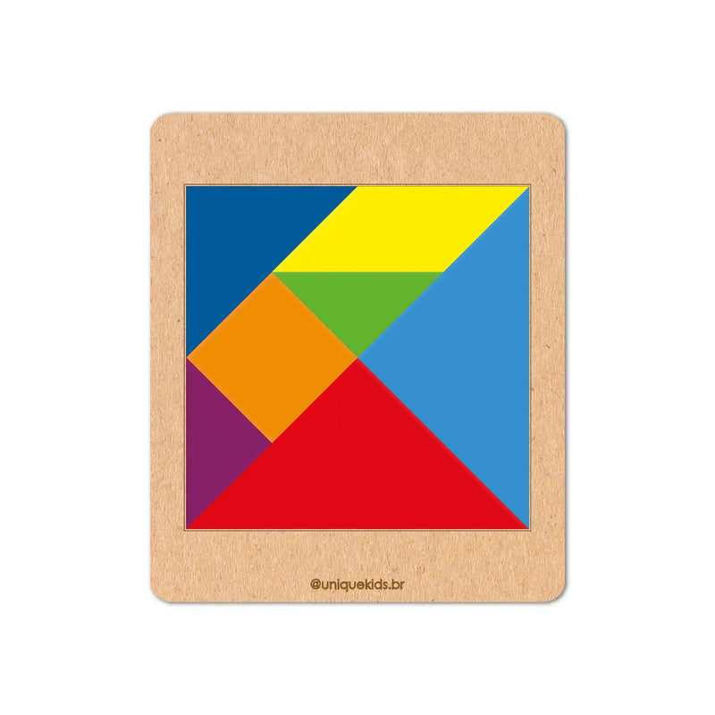 Combo Tangram: 2 unidades (Quadrado e Losango)