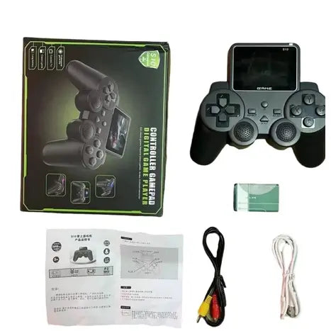 🎮✨ Controle de Vídeo Game Retrô com Tela LED – 520 Jogos na Palma da Mão!