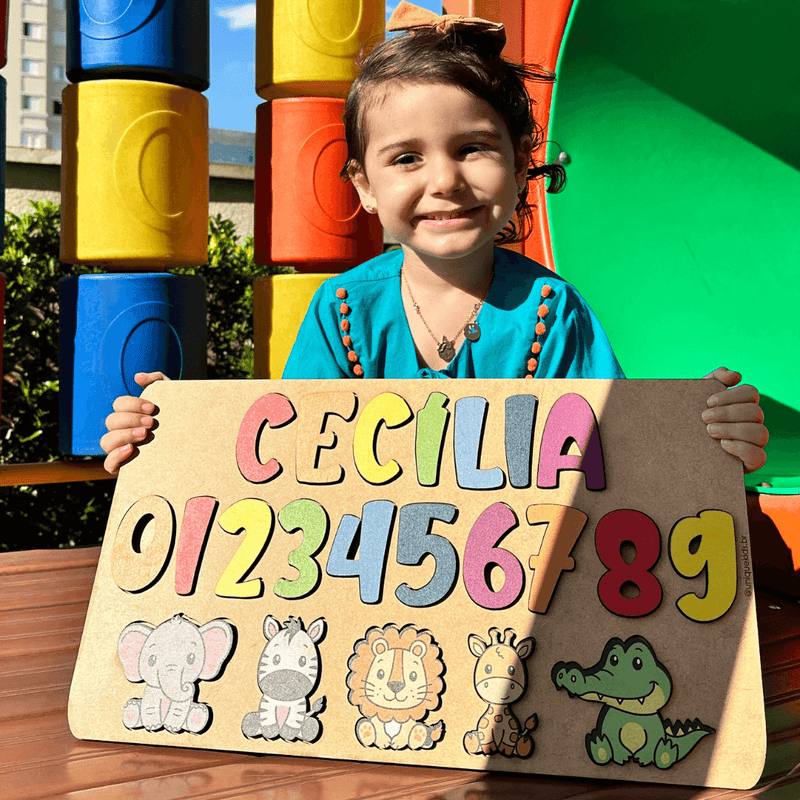 Nome Personalizado, Números e Animais