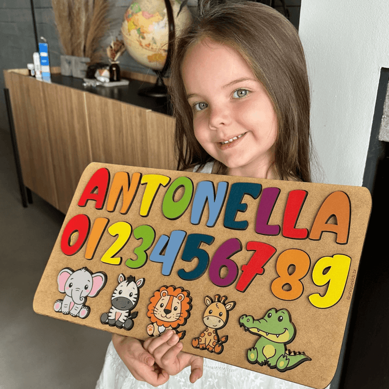 Nome Personalizado, Números e Animais